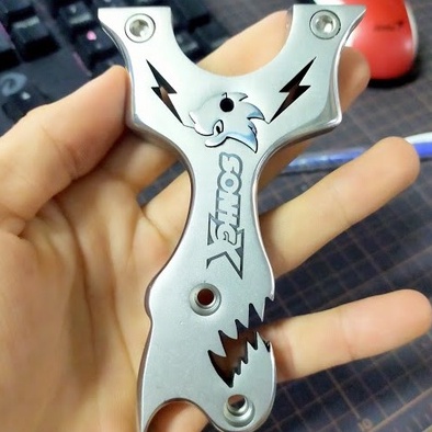 Ná cao su cá mập + kèm 2 dây + vít vặn