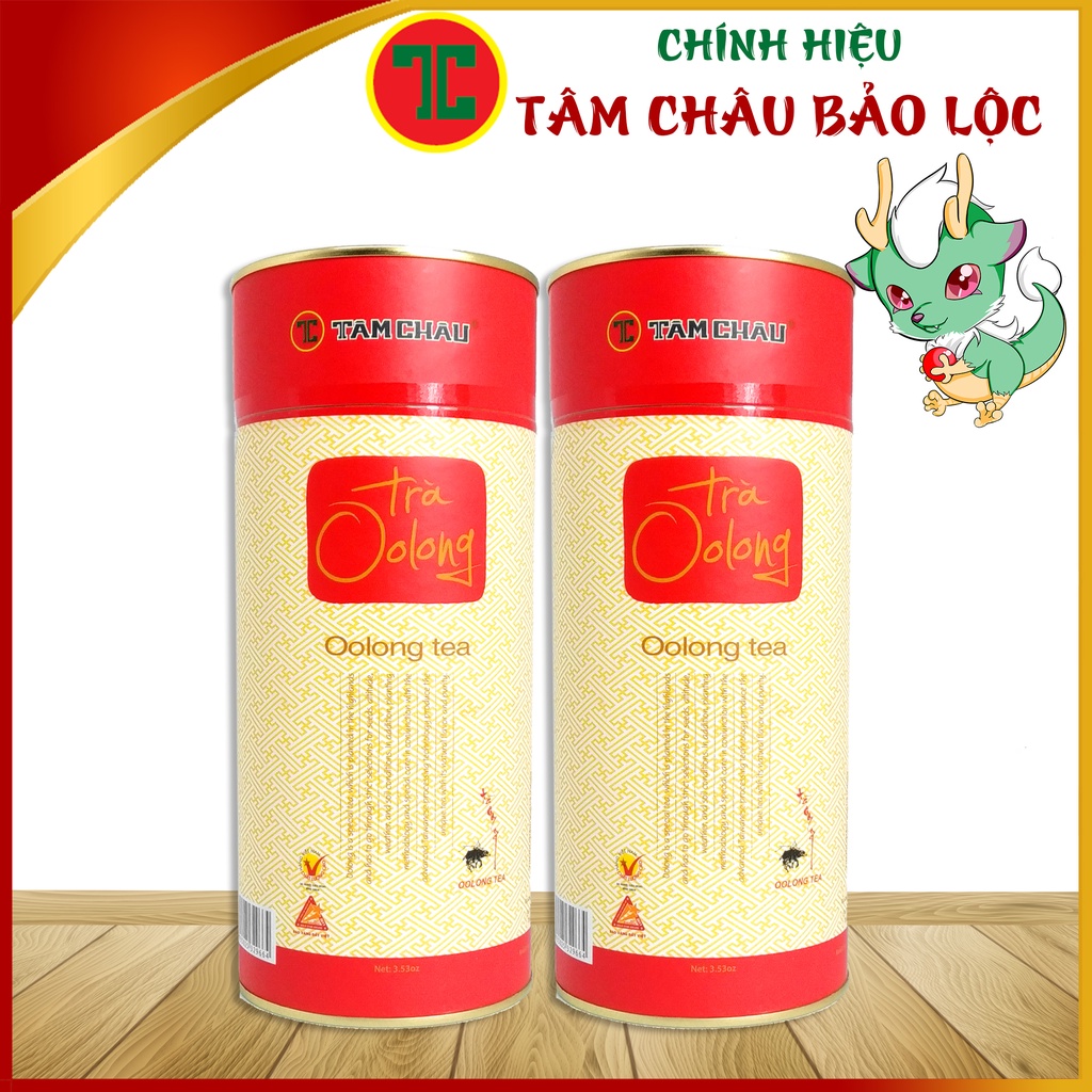 Oolong Lon Giấy 100G Cao Cấp - Chính hiệu TÂM CHÂU BẢO LỘC