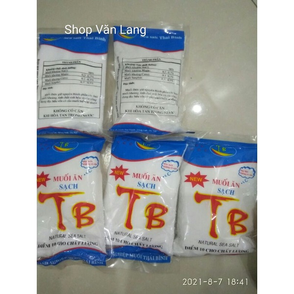 Muối ăn sạch TB không có cặn gói 200g