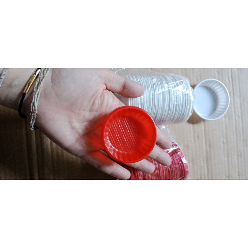 Lốc 100 chén nhựa nhỏ đựng muối tương ớt nước chấm