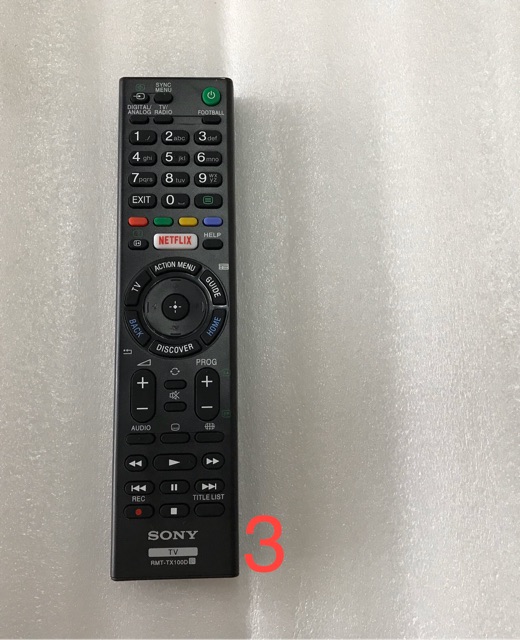 ĐIỀU KHIỂN TIVI SONY