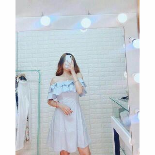 ĐẦM XANH PASTEL BÈO 2 TẦNG (SUZIE DRESS)