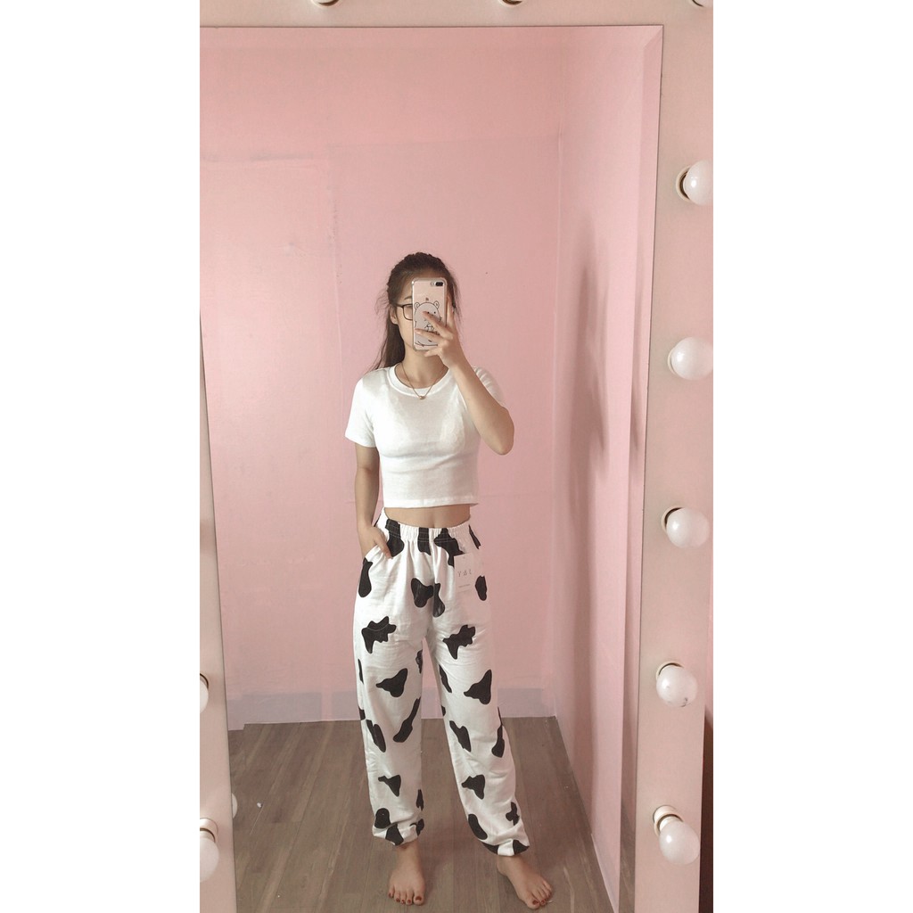 Áo croptop body thun cộc tay nữ dáng ôm sexy cá tính | BigBuy360 - bigbuy360.vn