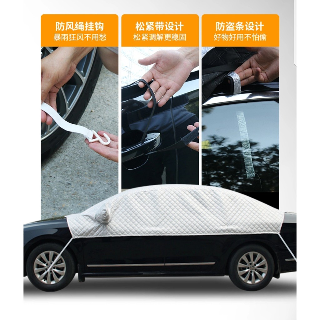 Bạt phủ xe ô tô và chống nóng 5D CAO CẤP -4 LỚP  có Bông đủ các size cho SUV, Sedan, Hatchback áo trùm ô tô chống nóng