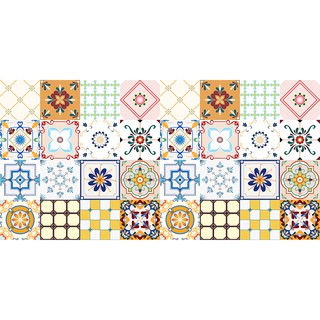 Set 32 ô decal gạch bông -KT 60x120cm -MS KT04