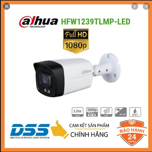 Camera HDCVI 2.0 Megapixel DAHUA HAC-HFW1239TLMP-LED