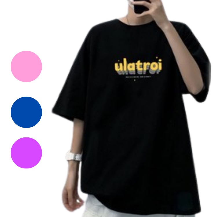 Áo Phông Nữ Tay Lỡ Form Rộng In Chữ "u Là Trời" Trendy Gallery, Áo Phông Unisex Basic Tee Tv5038