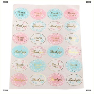 Set 24 Sticker Hình oval Dán Trang Trí