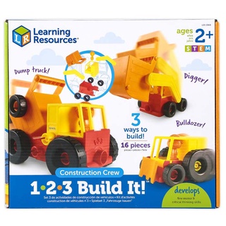  Bộ đồ chơi xây dựng máy móc công trường - 1-2-3 Build it! Construction Crew