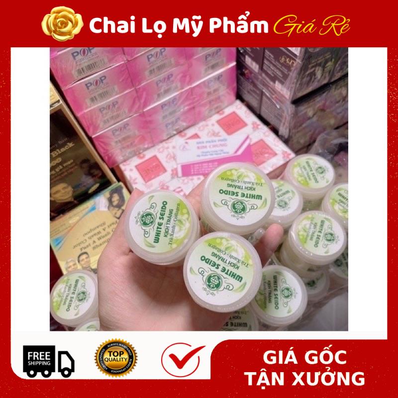 Kem Dưỡng Da ❤ RẺ VÔ ĐỊCH ❤ Kích trắng Trà xanh Collagen 35g , nguyên liệu