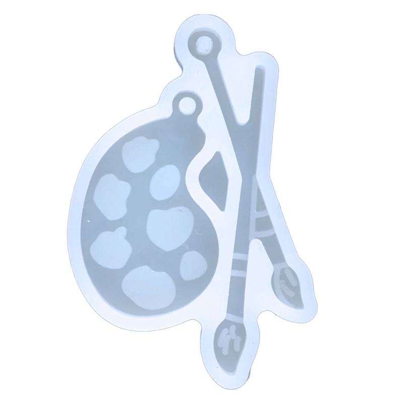 Khuôn Làm Bông Tai / Móc Khóa / Vòng cổ Bằng Nhựa Epoxy Độc Đáo Cho Nữ