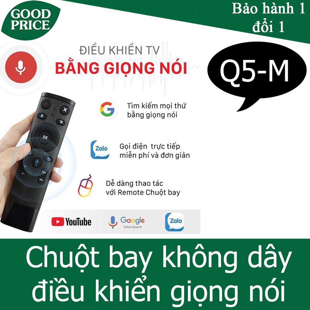  [FREESHIP-99K] REMOTE CHUỘT BAY AIR MOUSE KM800 - KM900 - Q5 - KV78 CÓ VOICE 