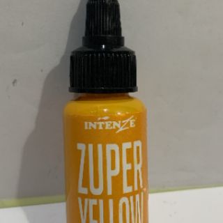 Mực xăm Intenze Zuper Yellow 30ml