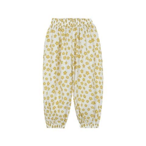 Quần dài mỏng in họa tiết hoa giản dị chống muỗi thời trang mùa hè Hàn Quốc mới cho bé gái