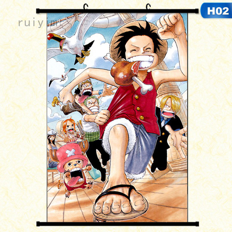 Tranh Treo Tường Hình Nhân Vật Luffy Trong Anime One Piece