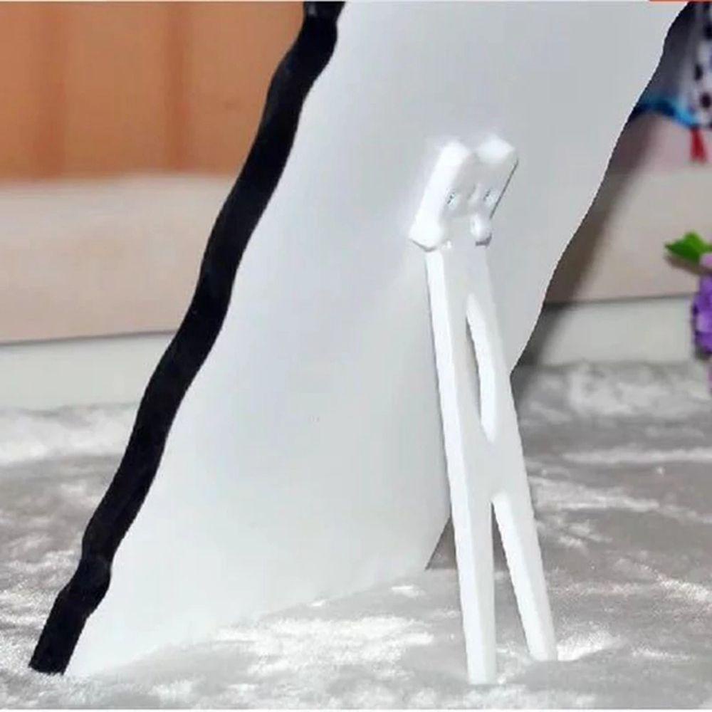 IVORY Set 10 Giá Đỡ Khung Ảnh Hình Thang Bằng Nhựa Không Mùi