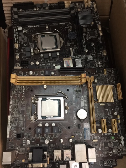 MainBoard Giga/Asus H81/ B85 ( Socket 1150. Chạy full Cpu sk 1150)