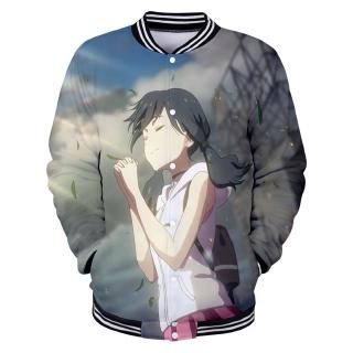 Áo Bóng Chày Tay Dài Phong Cách Anime