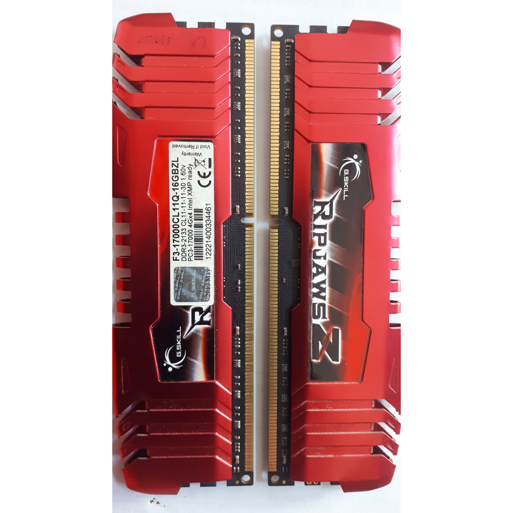 ram desktop ddr3 gkill kit 8gb buss 2133 (tức 2x4gb) chuyên OC  và gaming