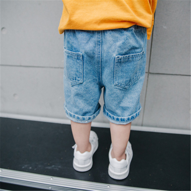 Quần Short Jeans Thời Trang Cho Bé Trai