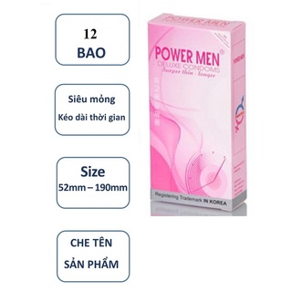 Bao cao su Powermen siêu mỏng kéo dài thời gian