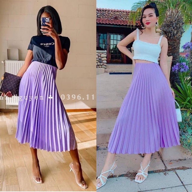 [ORDER-XUẤT TAG CHUẨN-ẢNH THẬT] Chân váy xếp ly full màu Zara xuất xịn | BigBuy360 - bigbuy360.vn