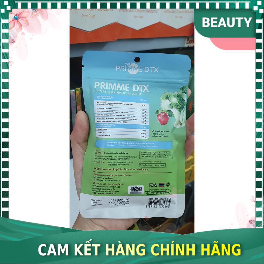 [Chính hãng 100%] Viên uống giảm cân hoa quả Detox Primmer