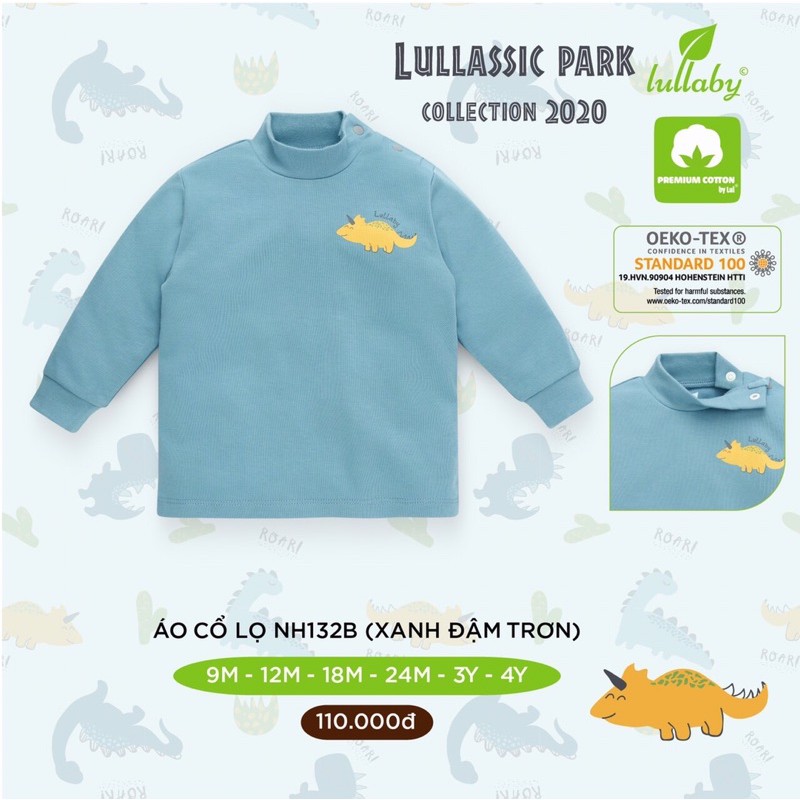 Áo nỉ dài tay cổ lọ 3cm Lullaby