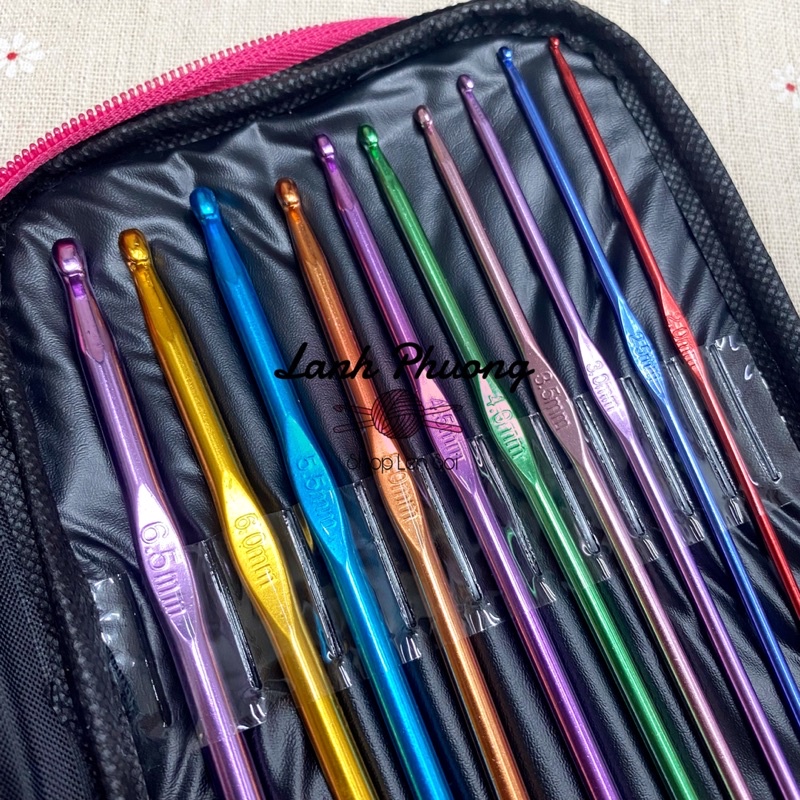 Bộ Kim Móc Len Sắt Không Cán Cầm