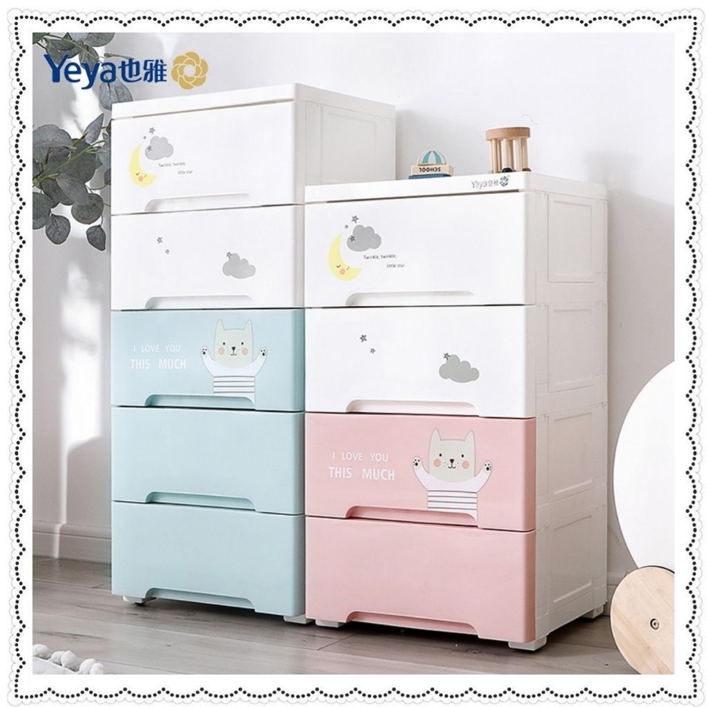Tủ nhựa tủ mây ngăn kéo đa năng đựng giày dép quần áo đồ chơi cho bé Zozon