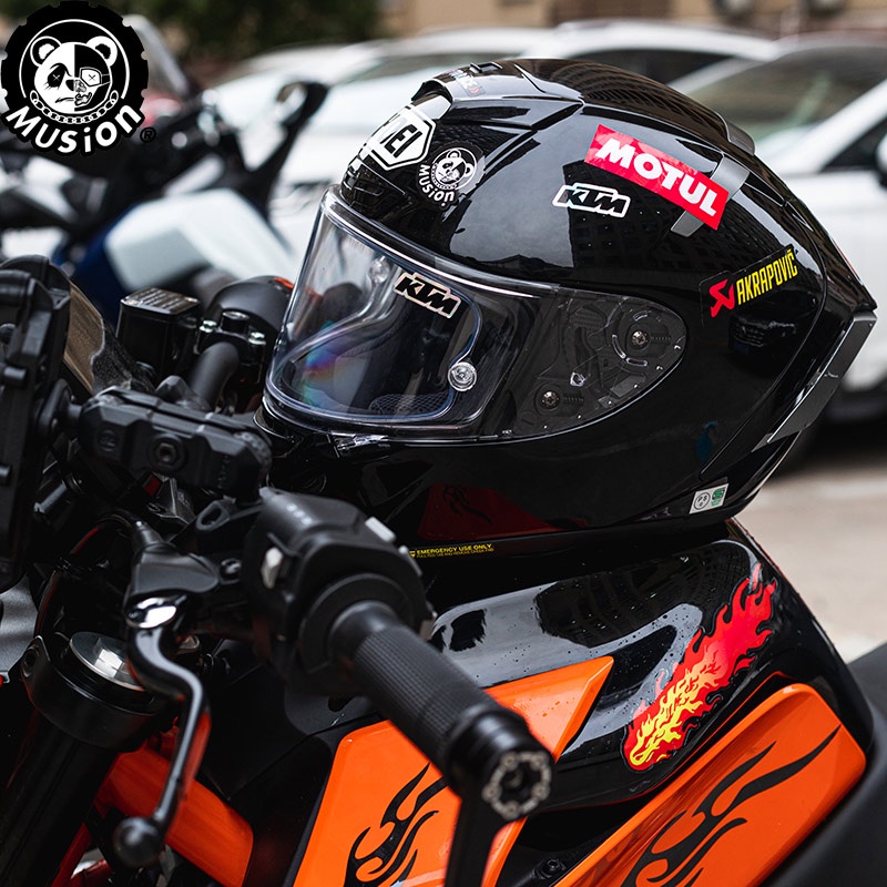 Original racing nhà tài trợ sticker mũ bảo hiểm xe máy decal dán xe không thấm nước