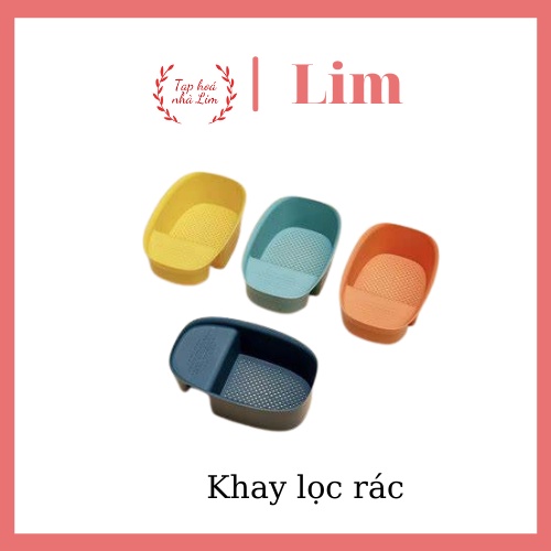 Khay Bầu Dục Lọc Rác Đa Năng Gắn Bồn Rửa Chén, Bồn Rửa Bát – Rổ Nhựa Đựng Giẻ Rửa Chén – Xà Phòng