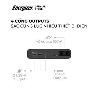 Sạc dự phòng Energizer XP26800AC 26800mAh