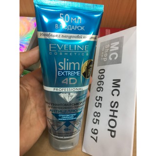 Kem tan mỡ eveline slim extreme 4d của nga 250ml