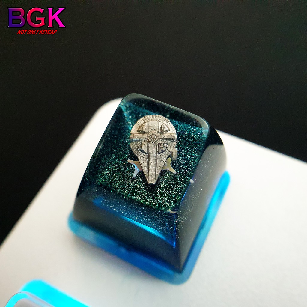 Keycap Lẻ hình tàu vũ trụ Star War cực đẹp SA profile ( keycap resin độc lạ )( Keycap Artisan )