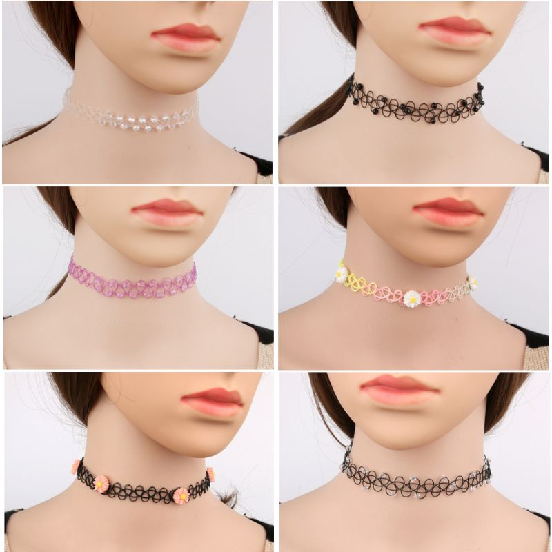 Set 12 Vòng Cổ Choker Thời Trang Cho Nữ