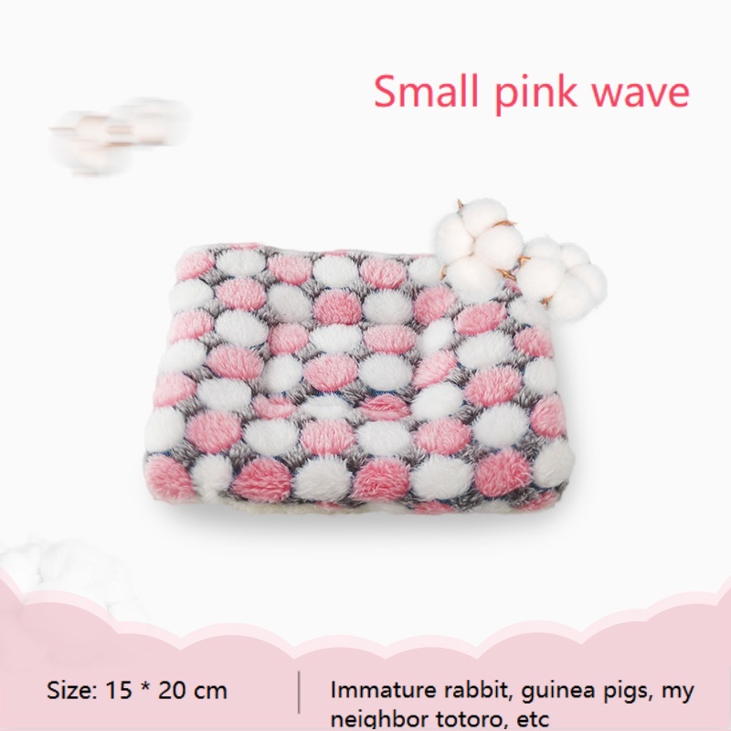 Qq Le Thảm Cotton Nhung Lông Cừu Dày Ấm Áp Hình Thỏ Totoro Chuột Hamster Guinea Lợn