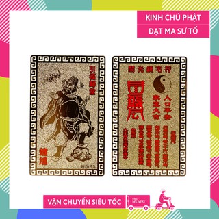 Kim bài Đạt Ma Sư Tổ hộ thân bảo vệ hóa giải vận khí xấu