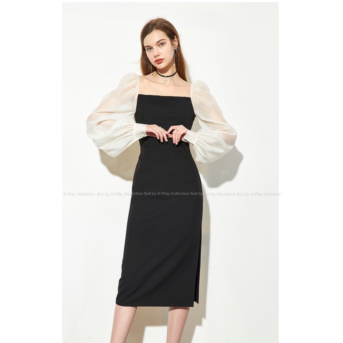 Váy Nữ Đi Tiệc - Hàng Hãng DPLAY - Chất tay tơ organza