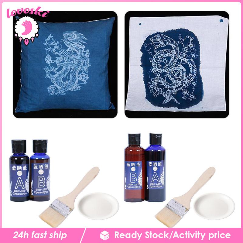 Jacquard Cyanotype Vải Khô In Màu Xanh Dương Dùng Để Làm Đồ Thủ Công - 50ml