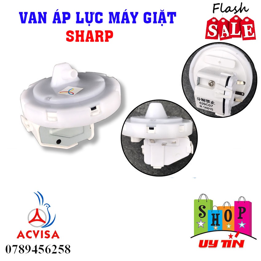 Van Áp Lực Máy Giặt Toshiba 84B; Sanyo 59C; Electrolux; Sharp (Phao Than)