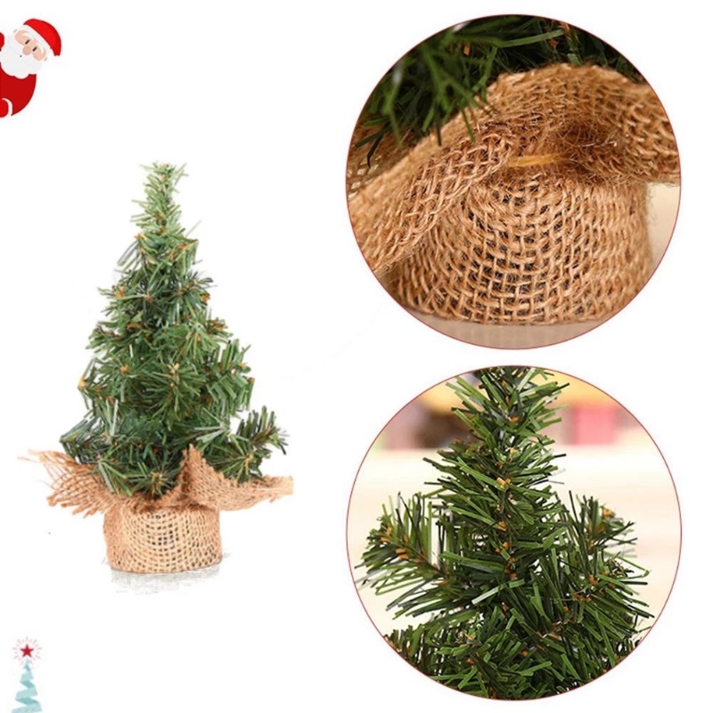 Cây Thông Giáng Sinh Mini Để Bàn Dùng Trang Trí