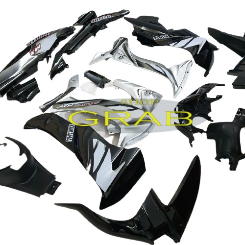 Bộ vỏ nhựa màu Đen gắn xe JUPITER MX Loại Pha đèn Mắt Cáo - Dàn áo xe Jupiter MX