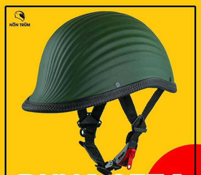 Mũ Bảo Hiểm 1/2 Nửa Đầu Vỏ Sò Nam Nữ Cao Cấp