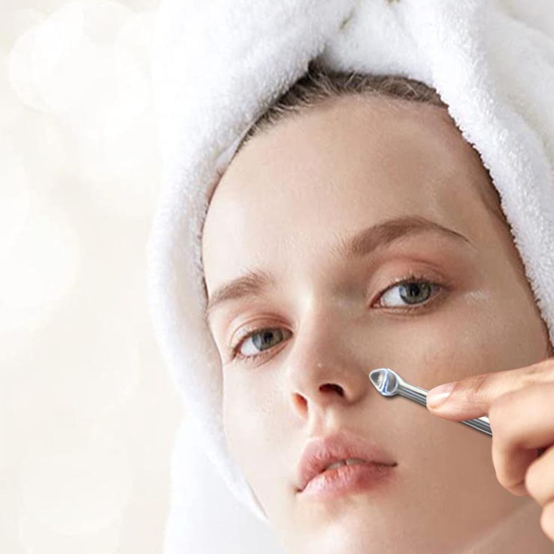 Dụng Cụ Lấy Mụn Đầu Đen YOUYO Bằng Thép Không Gỉ Chuyên Nghiệp