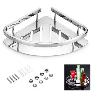 Kệ 1 tầng (tam gíac) inox treo tường đựng gia vị, vật dụng cá nhân hay treo trong phòng tắm
