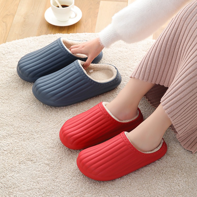 Dép bông chống nước đi trong nhà cao cấp