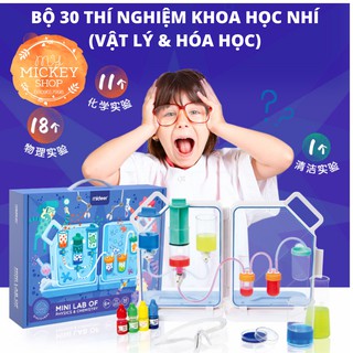 Mideer Bộ 30 Thí Nghiệm Khoa học Mini (Vật Lý & Hoá Học) Cho Bé 6+ Mini Lab Of Physic&Chemistry(dịch) My mickey shop