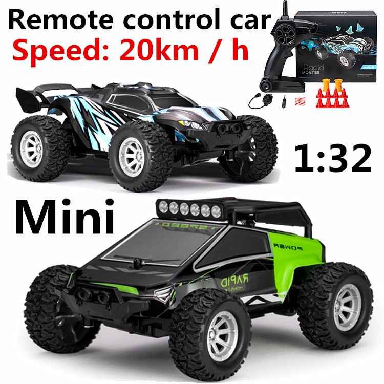 Bộ xe địa hình điều khiển từ xa tỉ lệ 1: 32 2.4ghz Mini 25km / H kèm phụ kiện
