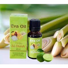 Tinh Dầu Sả Chanh EVA 100% thiên nhiên, giúp đuổi muỗi, làm sạch không khí, thư giãn